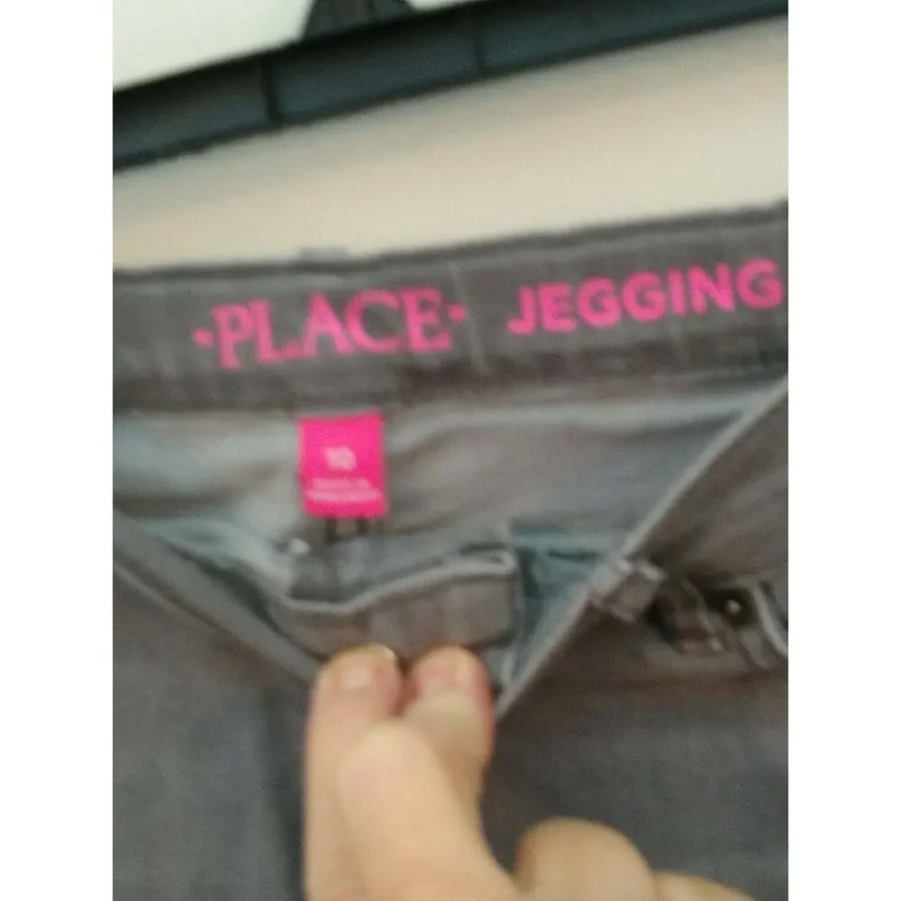 The Children's Place girls Lite Grey leggings/jeggings. Size 10 P3